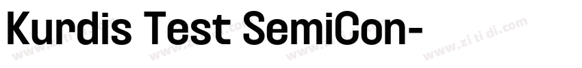 Kurdis Test SemiCon字体转换